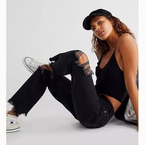 FREE PEOPLE- Maggie Tapered Jeans